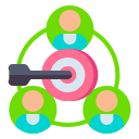 create targeted ads icon